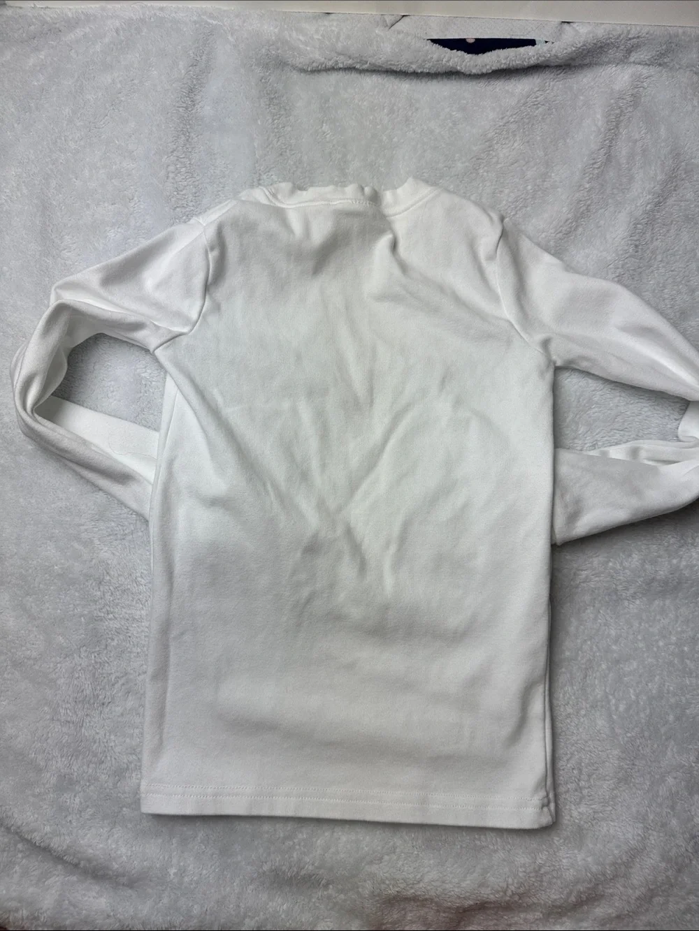 Kids White Long-Sleeve Pajama Set - Classic Comfort | Size 8